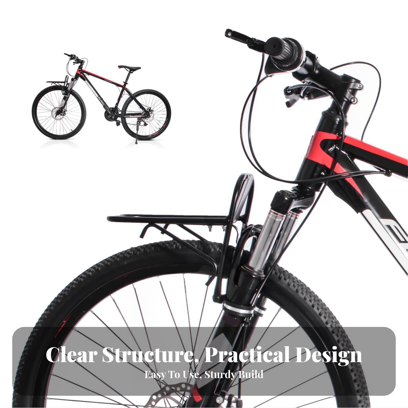 Cycle Front Rack Aluminum Allo - огляд і ціна Cargo Rack Aluminum