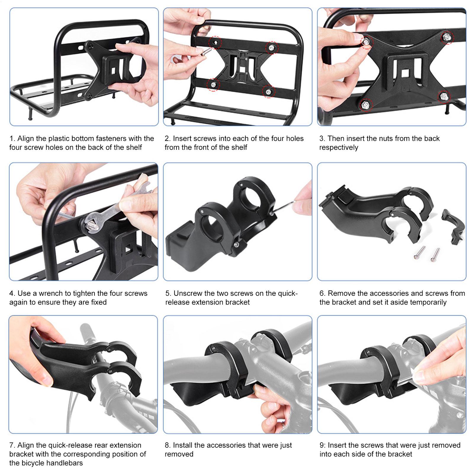 Front Bike Rack Quick Release  - огляд і ціна Cargo Rack Aluminum