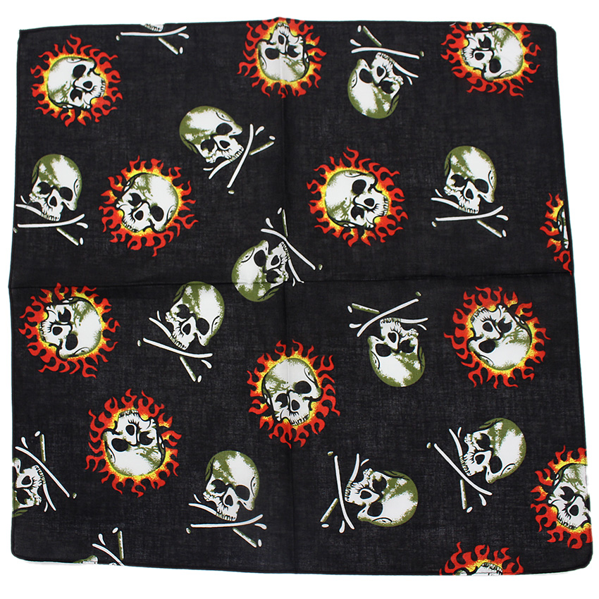 Skull Bandana Square Scarf 100 - огляд і ціна Cycling Zones